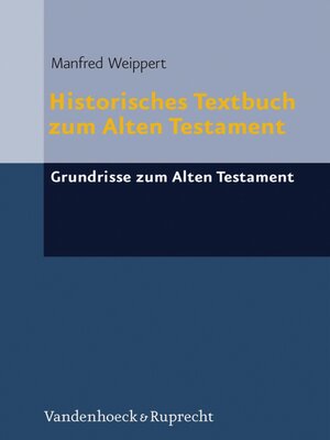 cover image of Historisches Textbuch zum Alten Testament